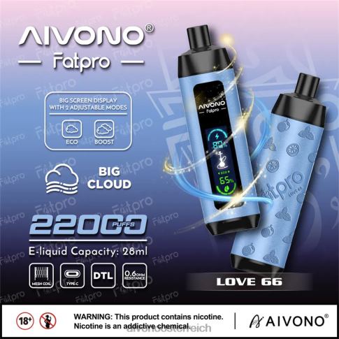 Aivono Fatpro 22000 Liebe 66 N82406 | Aivono Vape